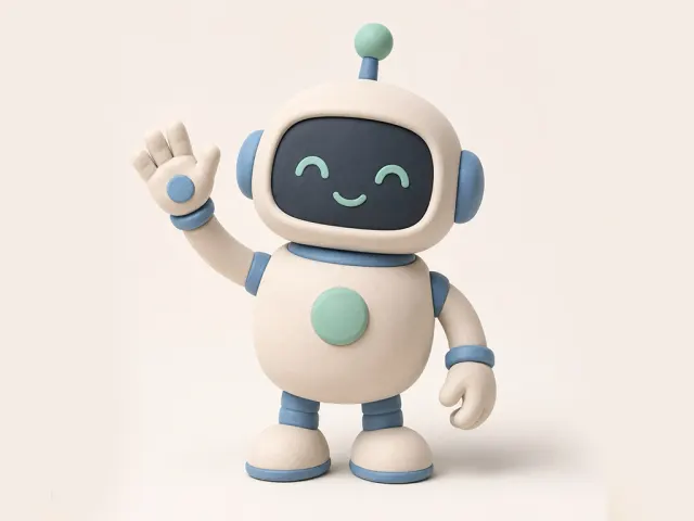 Exemple d'image générée par ChatGPT avec le code /clay