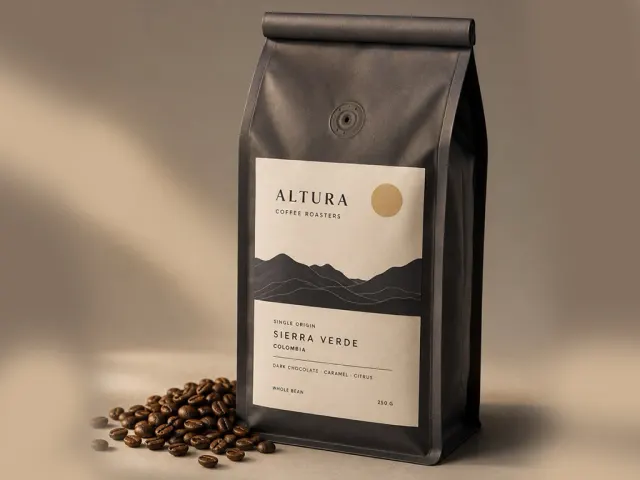 Exemple d'image générée par ChatGPT avec le code /packaging