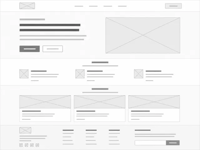 Exemple d'image générée par ChatGPT avec le code /wireframe